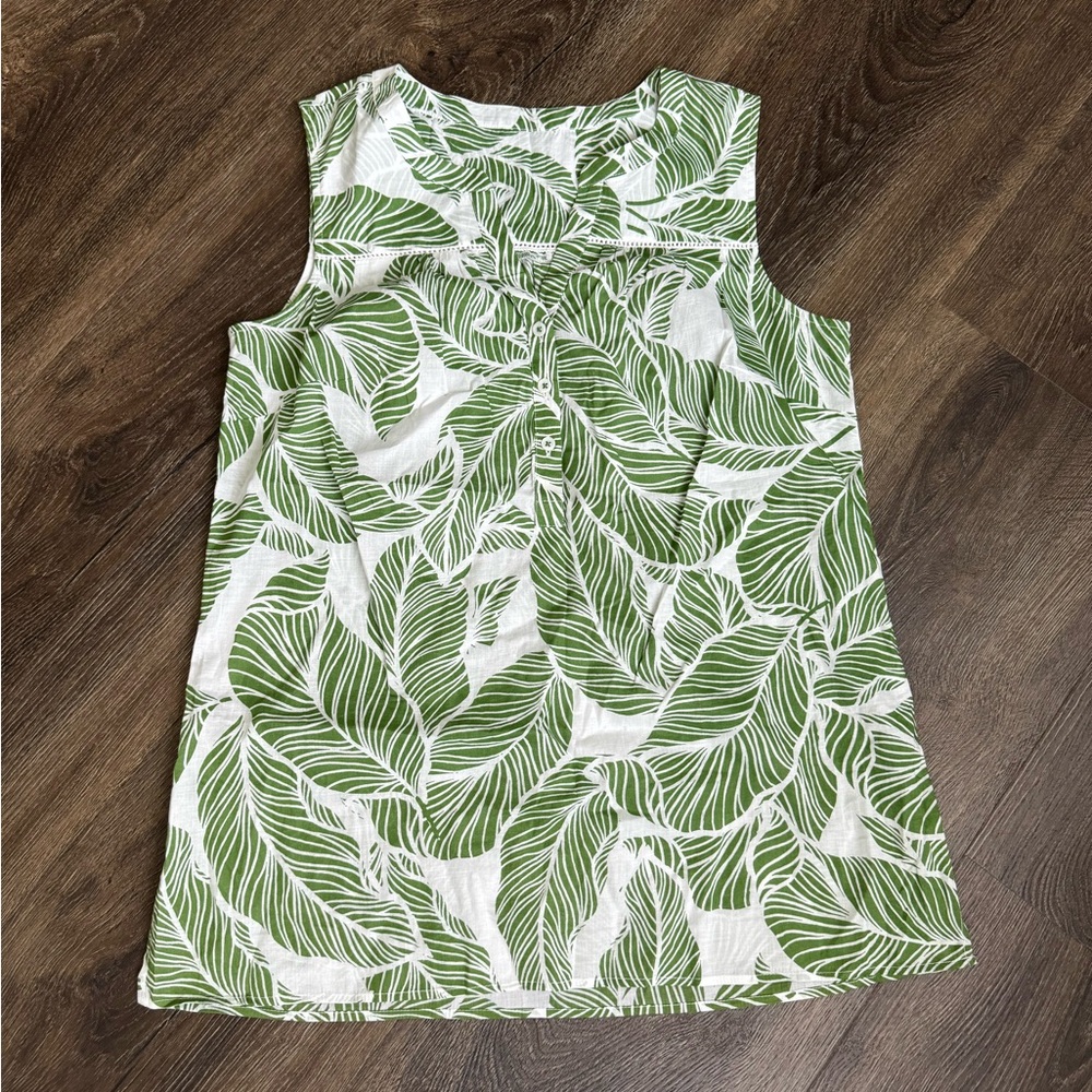 New! SLEEVELESS  TUNIC.  100% cotton.